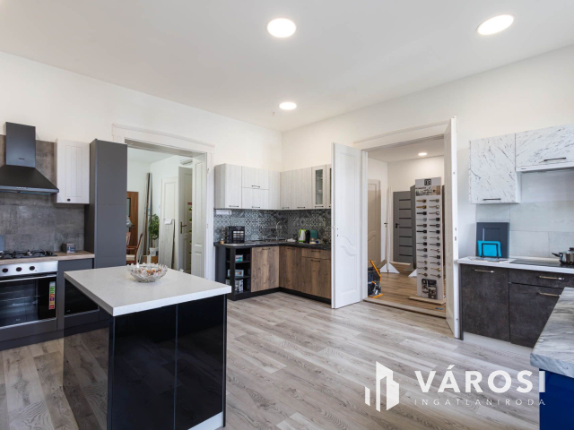 Bejáratott üzlet és polgári családi ház egyben