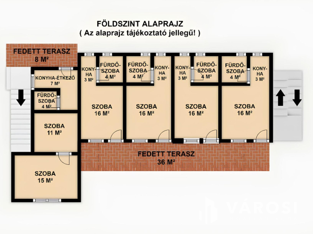 15 apartmanból álló apartmanház Siófokon