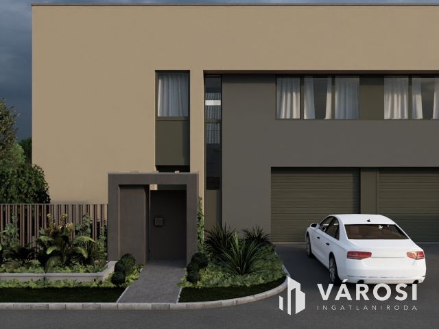 Eladó modern 4 szobás ikerfél nagy teraszokkal