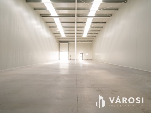 Eladó új, 322 m2-es raktárcsarnok Alsónémedin