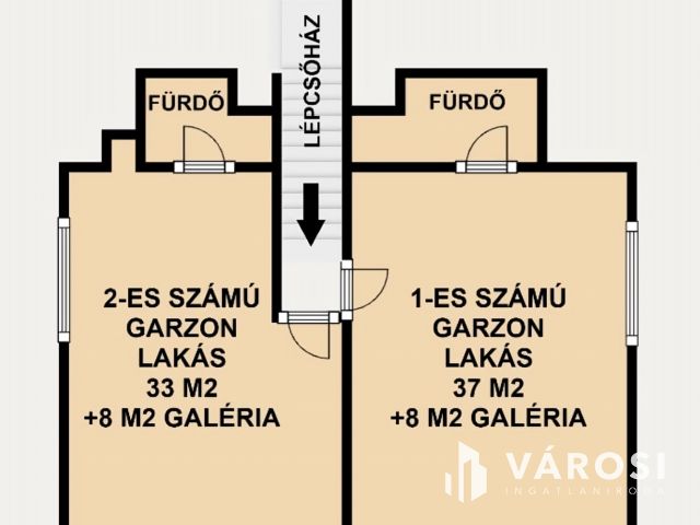 Garzon lakás Siófok központjában