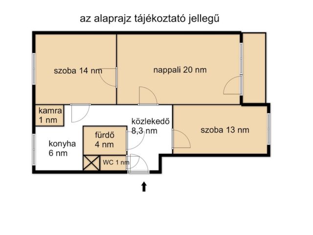 Tökéletes adottságok: első emeleti, 3 szobás, erkélyes