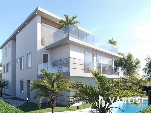 Medencés luxus penthouse lakás Sóstón eladó